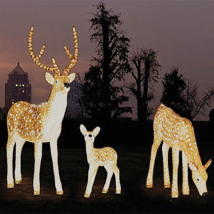 Deer Family LED Sculpture Lights Deer Family LED Sculpture Lights