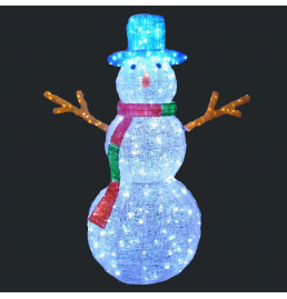 LED Snowman Sculpture Lights  LED Snowman Sculpture Lights